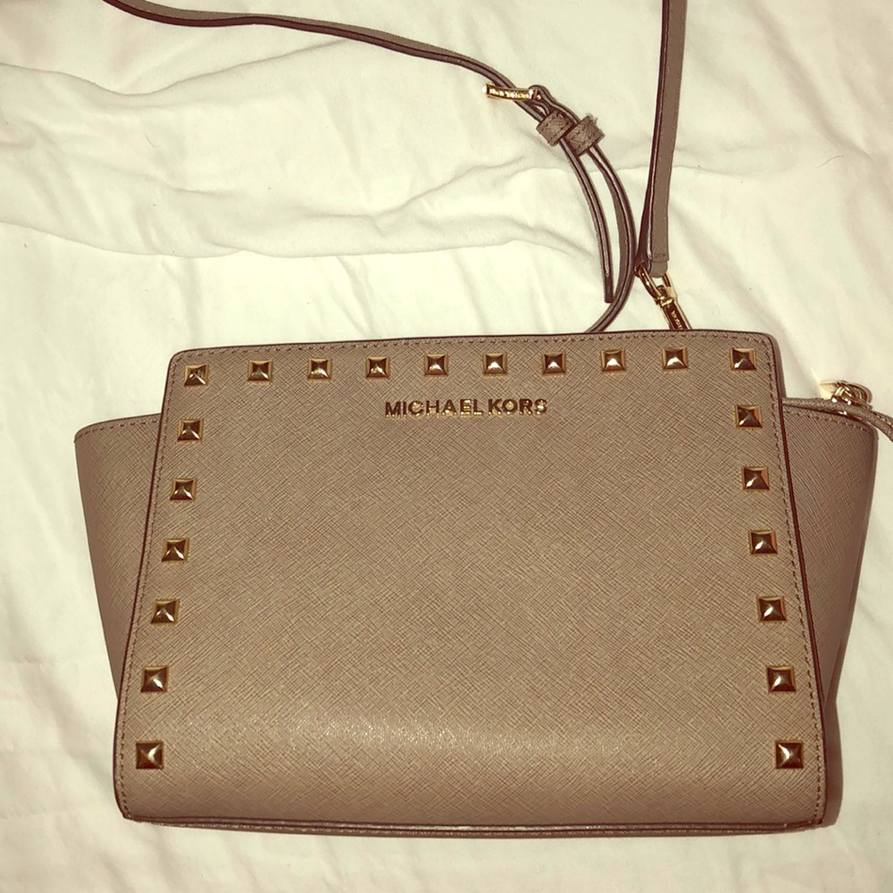 Michael Kors Studded cross body.